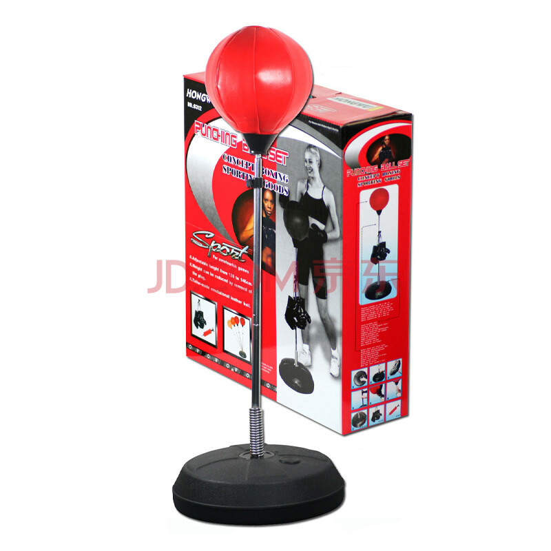 骏杰动感立式拳击球\/速度球\/发泄球\/立式沙袋\/沙