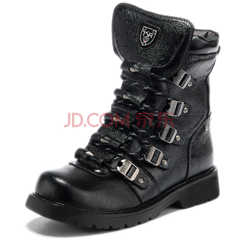 时奥2012冬季款男靴特种兵陆战靴子棉靴军靴