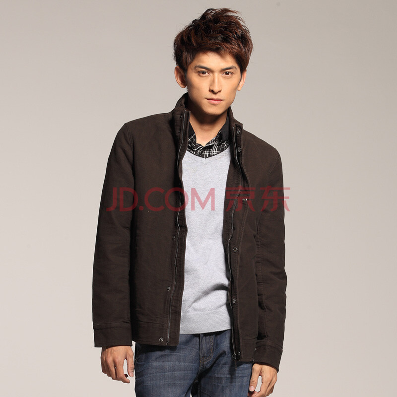 <em>以纯YISHION</em> <em>男装</em>商务<em>休闲棉衣外套</em>61311102