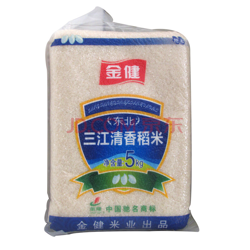 金健东北三江清香稻米 5kg/袋