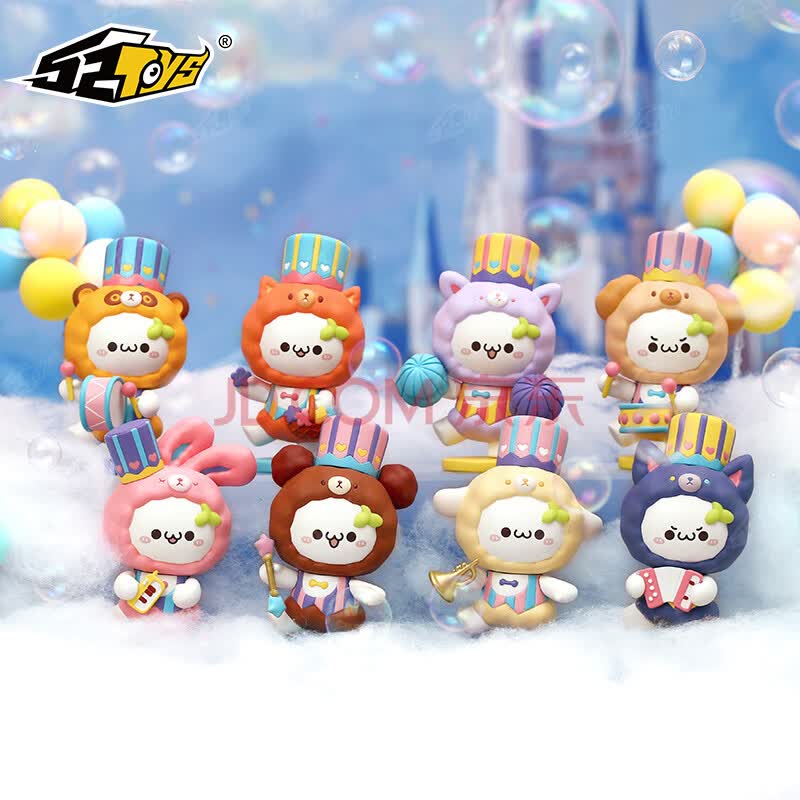 【52toys】长草颜团子动物进行曲盲盒 动漫周边潮玩玩具摆件 单只盲盒