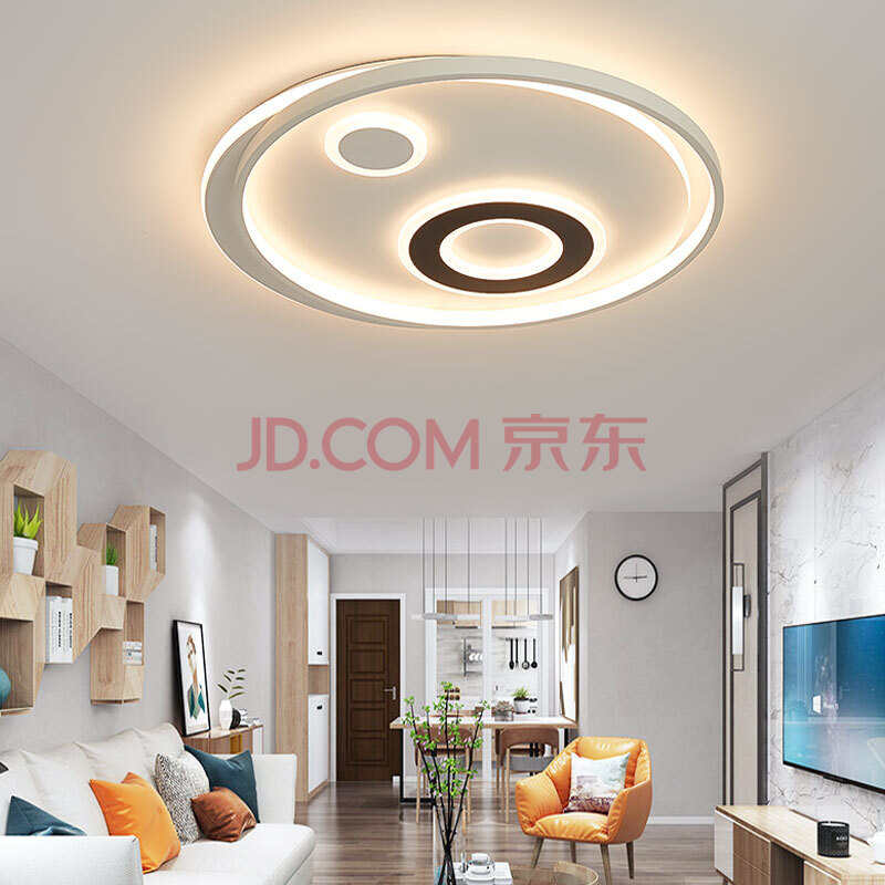 千钰 北欧创意个性卧室吸顶灯 设计师温馨浪漫餐厅灯具 现代简约led