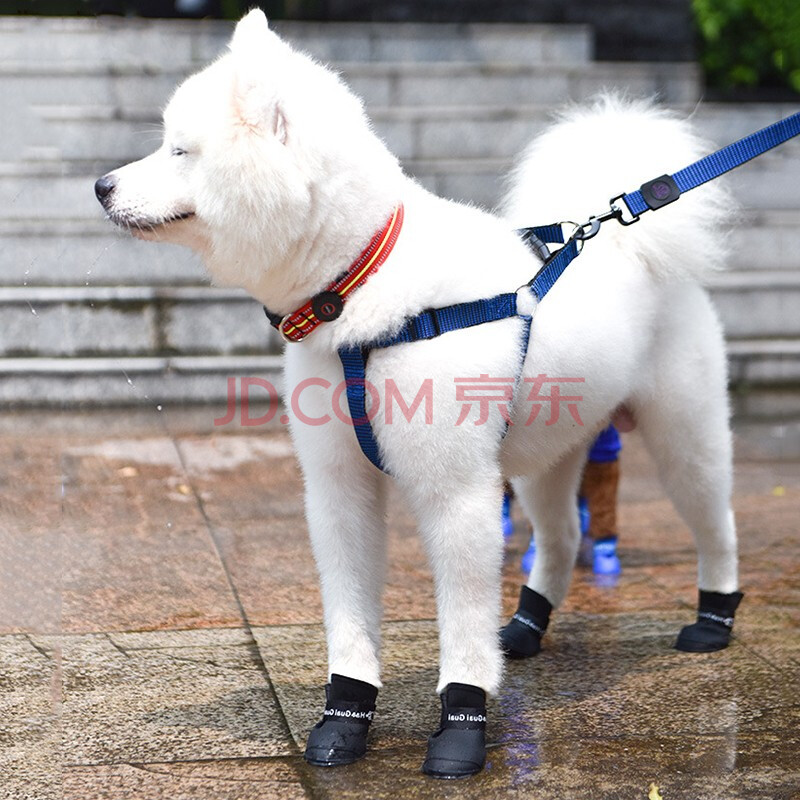 slpc 狗狗雨鞋小狗鞋子防水泰迪博美柯基鞋子法斗中型犬狗狗雨鞋套