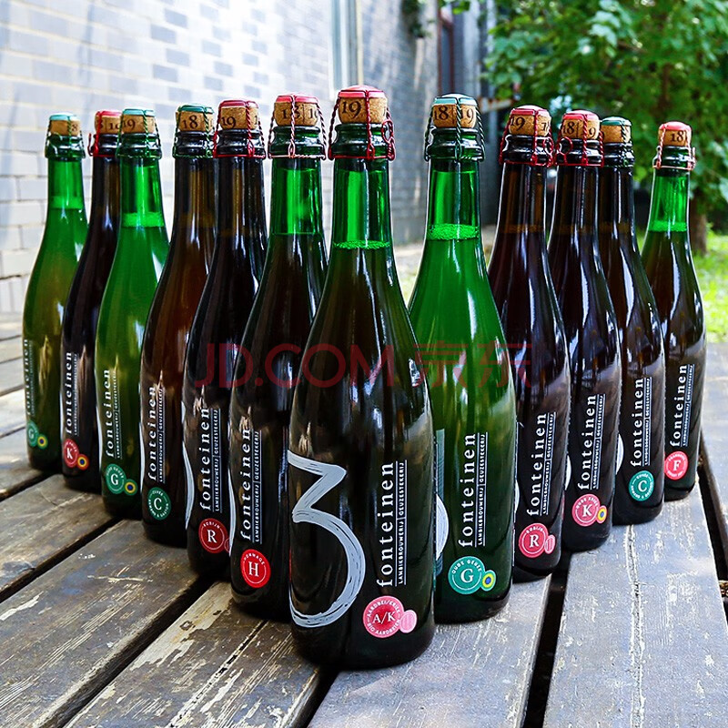 【满分精酿仅此2套】比利时进口3泉3 fonteinen 春季精选啤酒750ml*12