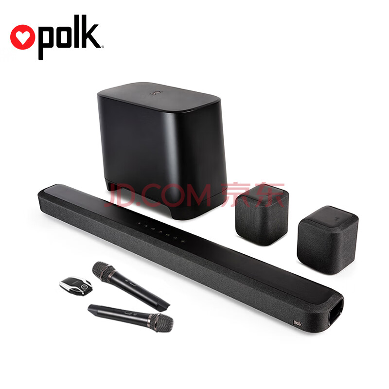 普乐之声（polk）TSIII 家庭KTV回音壁 电视音响 家庭影院soundbar 无线5.1环绕低音炮家用K歌卡拉OK音箱套装