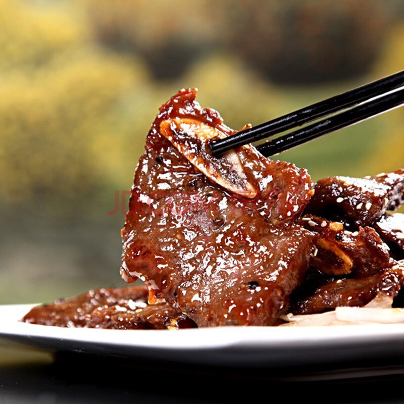 鸿亮  黑椒牛仔骨400g*5袋 静腌牛排 烧烤食材 牛肉牛排骨 半成品生鲜