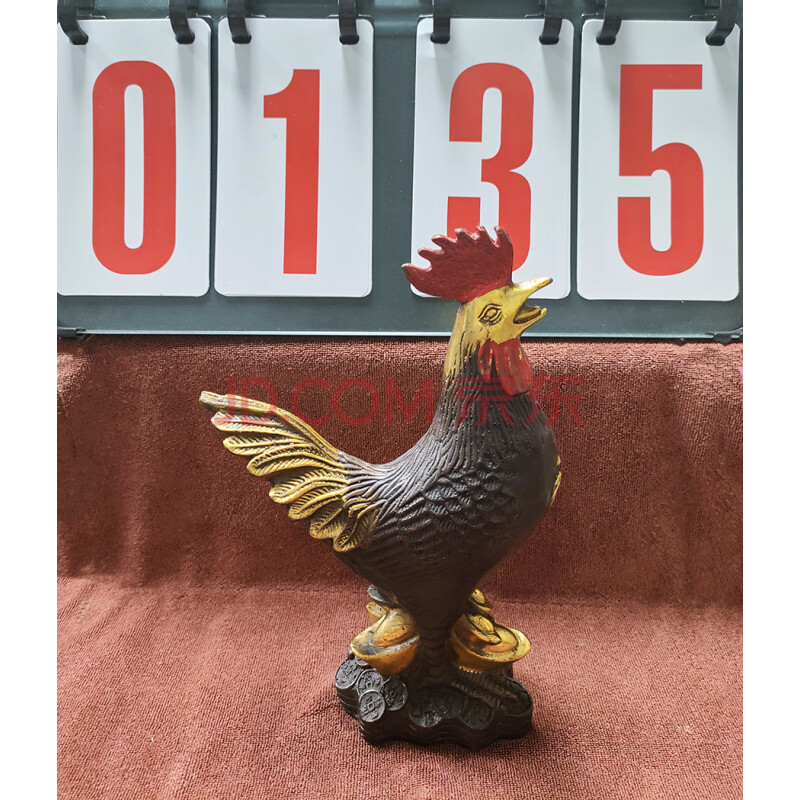 标的编号0135 江苏徐州某单位 铜鸡摆件1件