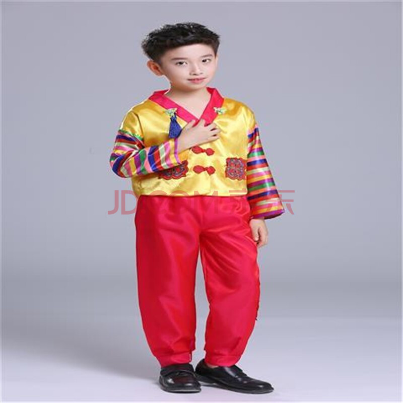 朝鲜族儿童服装 儿童韩服男女童舞蹈表演出传统朝鲜族