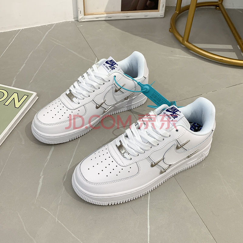air force 1 af1 四钩 泫雅同款 白蓝四勾小钩钩空军一号板鞋女鞋