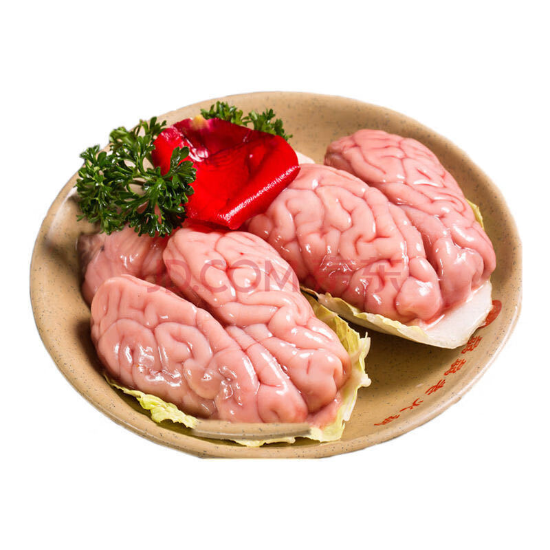 猪脑花冷冻猪脑子猪脑髓烧烤火锅食材猪小脑猪大脑顺丰 8个装