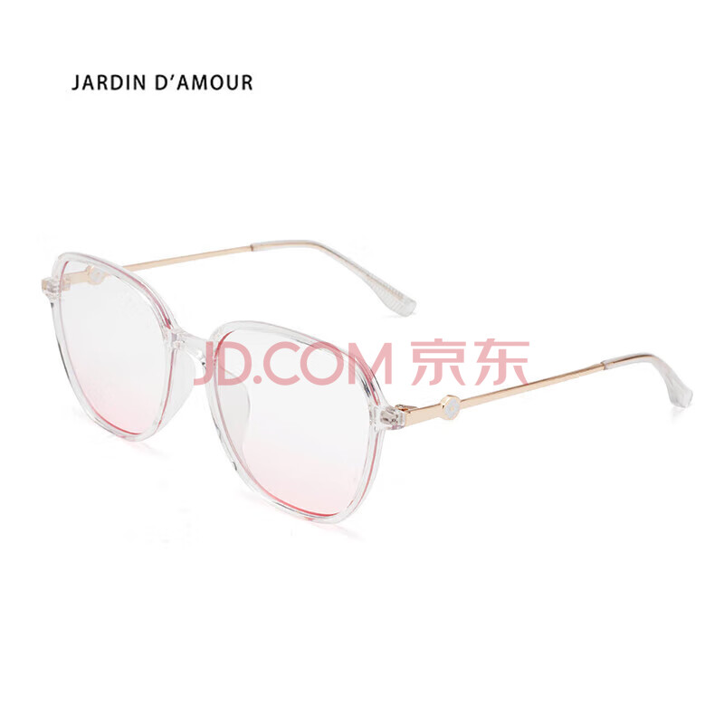 Jardin d'amour 防蓝光防辐射眼镜男女款办公游戏学生护目镜平光眼镜架 JA30088 透明框 腮红镜