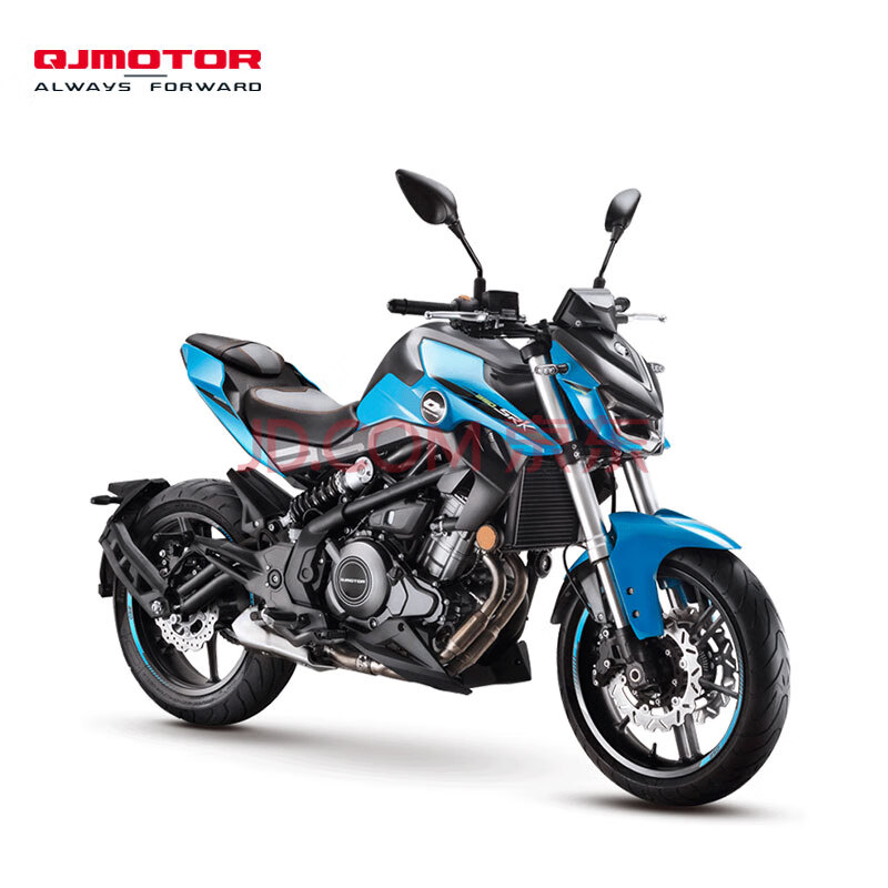 定金qjmotor劲擎61追追350国潮四冲程摩托车机车水冷双缸abs跑车蓝