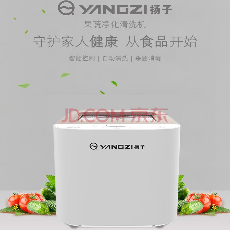 扬子yangzi食材净化机全自动家用多功能果蔬机净化清洗机yzgsj18