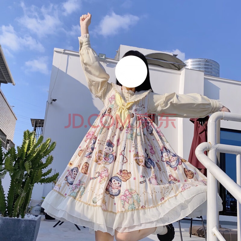 lolita圣诞欢乐颂洛丽塔日常洋装连衣裙公主裙子秋冬