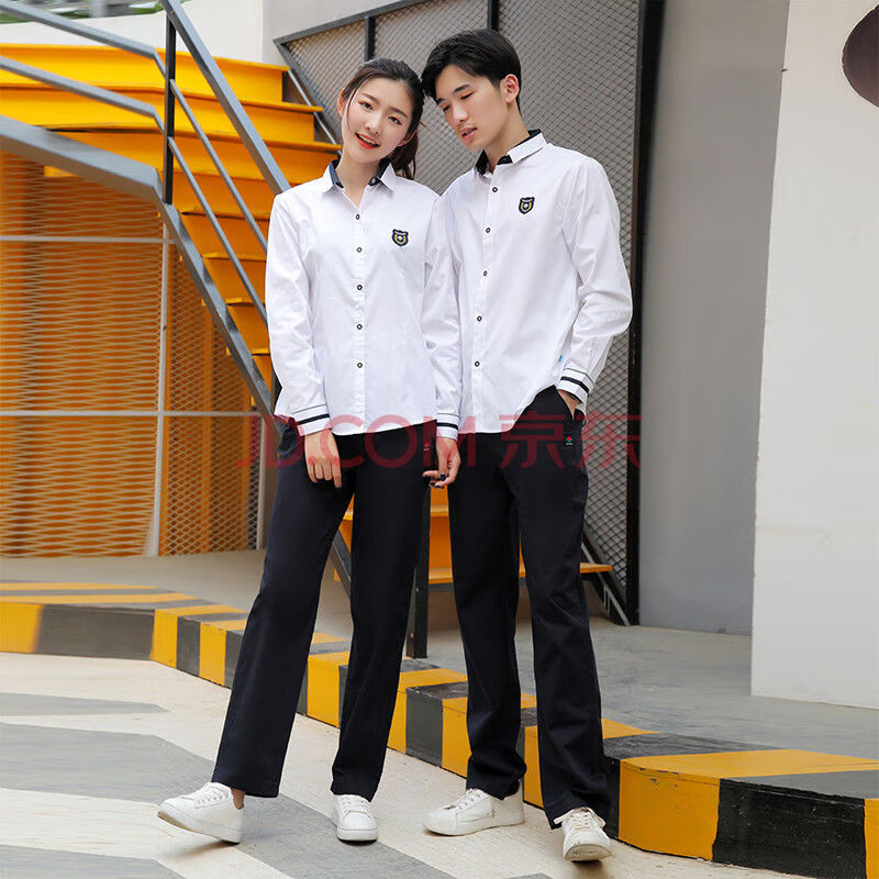 梵雅奥奈 南宁市校服 中学生秋季长袖校服南宁中学新希望长袖衬衫制服