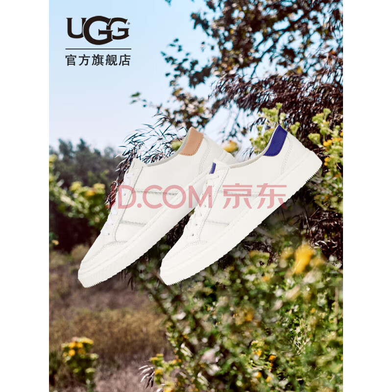 UGG2023秋季女士系带休闲鞋舒适板鞋 1130775 BRWH亮白色 39