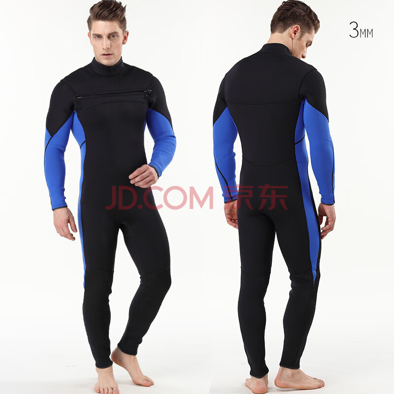 潜水服3mm氯丁橡胶连体潜水服冲浪服防水保暖潜水衣浮潜服男士!