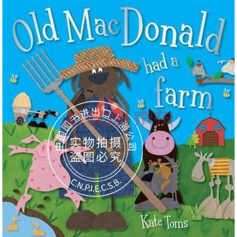 现货 老麦克唐纳 英文原版 old macdonald had a farm