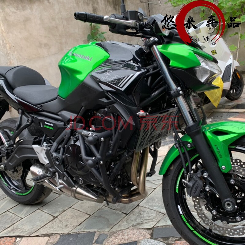 20 21款适配川崎忍者650 ninja650/z650护杠改装竞技杠保险杠防摔杠护