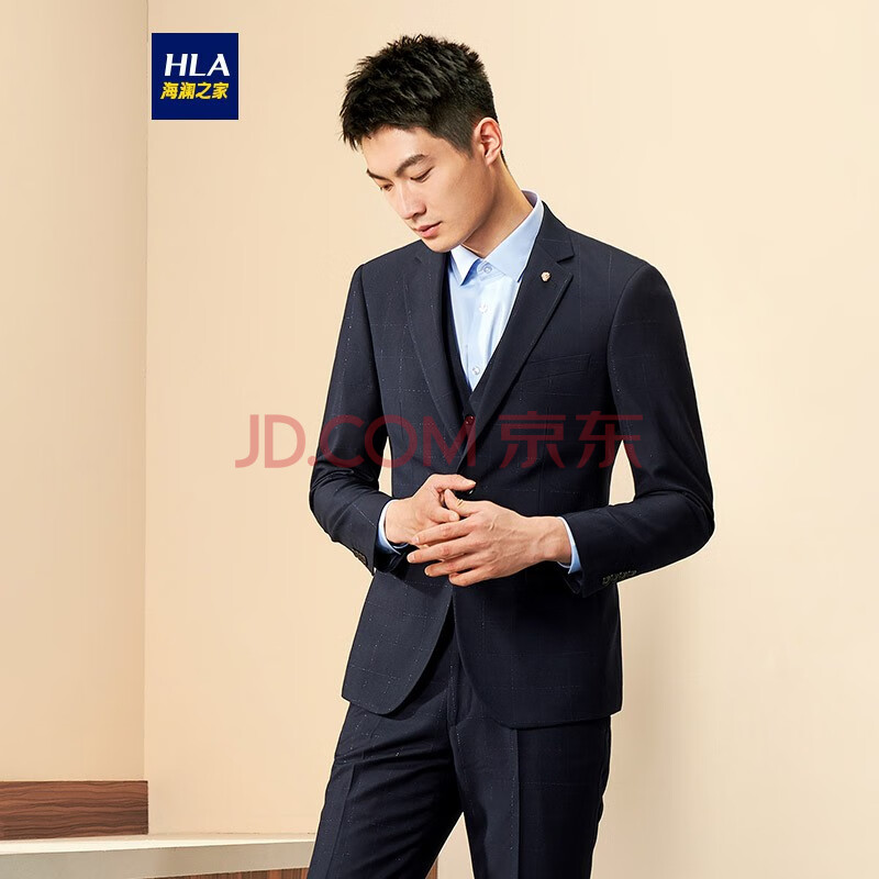 男装 西服套装 海澜之家(hla) 海澜之家西服套装htxad3q100a