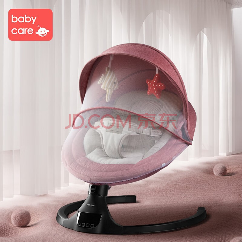 babycare婴儿电动摇椅 宝宝摇篮躺椅哄娃神器新生儿安抚椅抖音摇摇椅