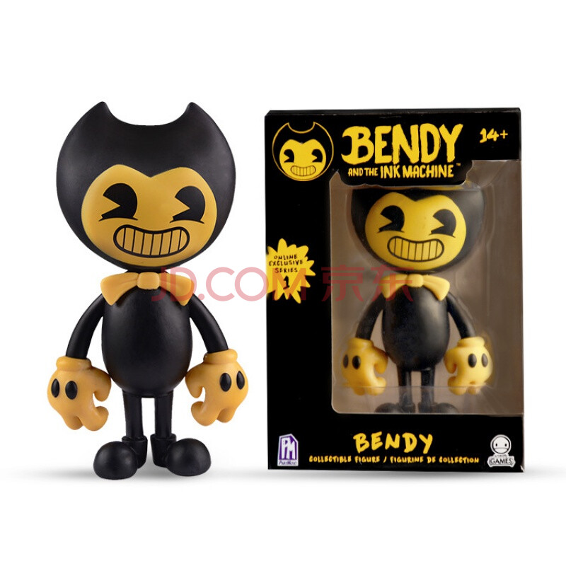 bendy and the ink machine班迪与墨水机器玩具游戏pop模型 黄班迪14