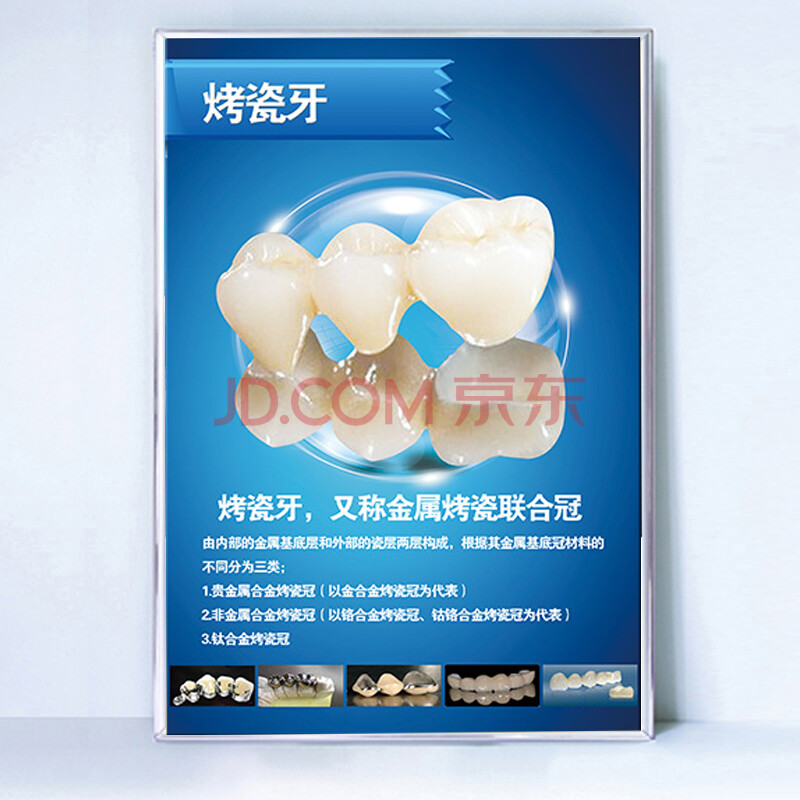 牙科知识宣传画医院口腔科门诊诊所制度牌展板诊所烤瓷牙诊所墙贴展示