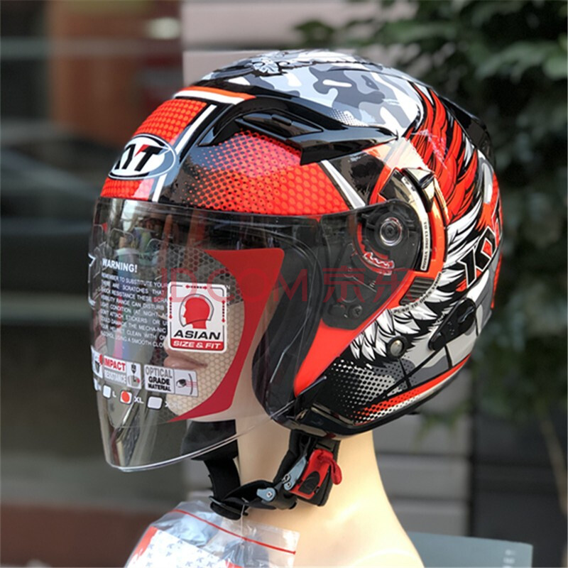 意大利kyt头盔半盔系列适用于摩托车电动车春夏双镜片gp14xxl