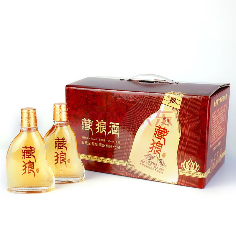 【酒厂直供】藏狼酒 45度 100ml*12瓶 礼盒装 西