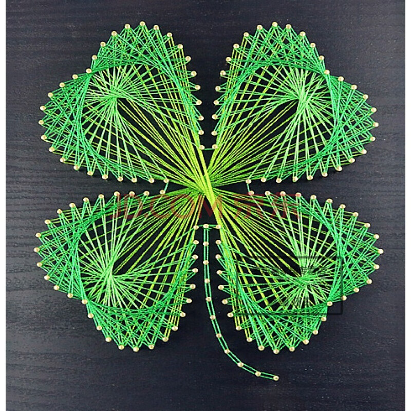 钉子画绕线手工艺品diy手工制作材料包 弦丝画摆台挂墙装饰针线画