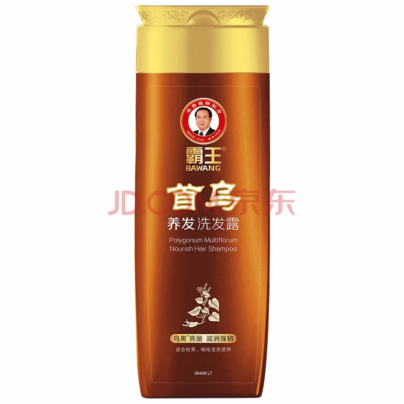 霸王洗发水黑亮浓密何首乌乌发洗头膏 首乌乌发洗发露400ml