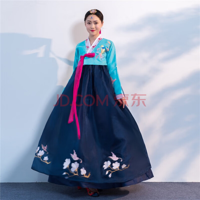 【好货京选】大长今服装成人裙子春夏女士韩服薄款朝鲜服族鲜族舞蹈