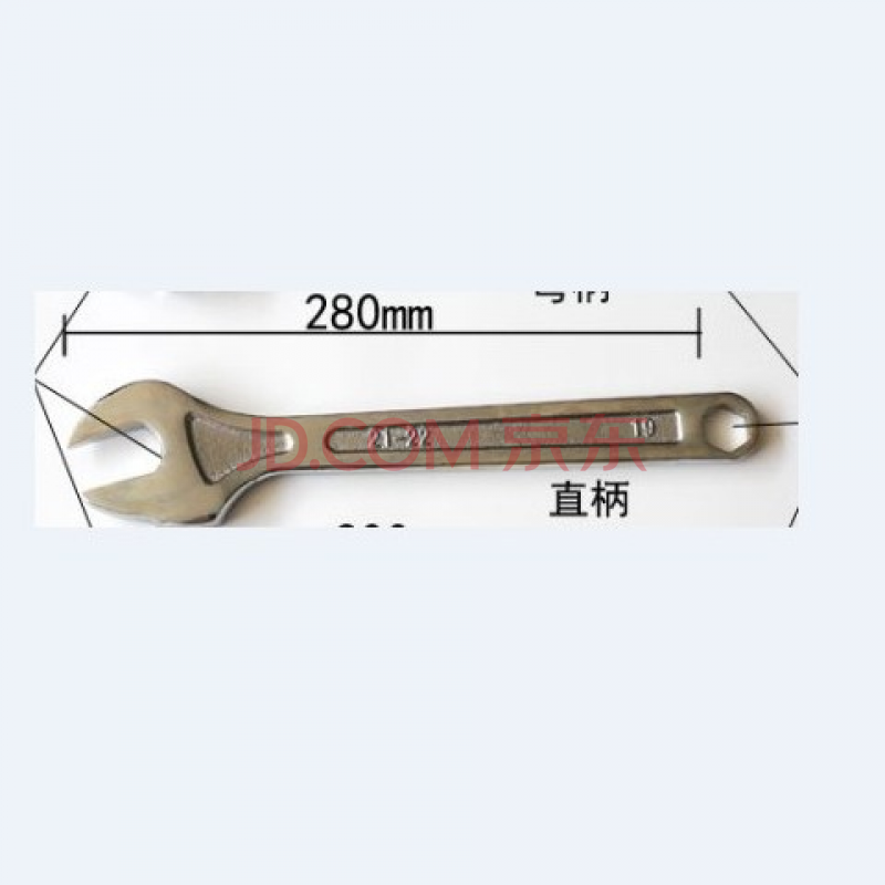 脚手架专用19*21*22尾部六角扳手手动工具 直柄架子工扳手