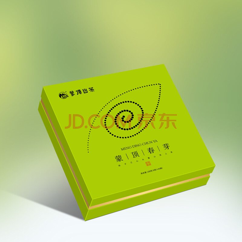 蒙顶山上茶 蒙典1456 蒙顶春芽 180g 绿茶 春芽