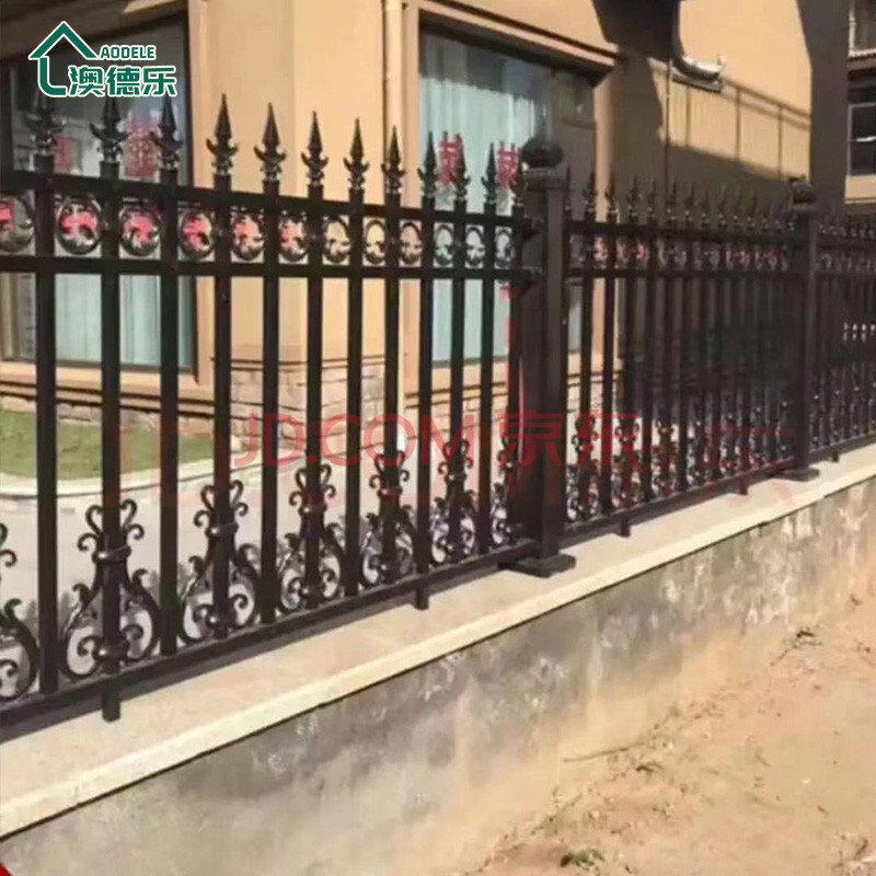 澳德乐 铝艺围墙栅栏铝合金院子栏杆 农村自建房小区别墅围栏安全防护