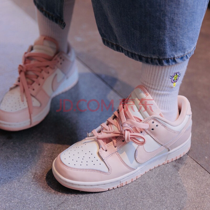 耐克nike dunk low 蜜桃粉 樱花粉 低帮休闲 运动鞋 板鞋女鞋 dd1503