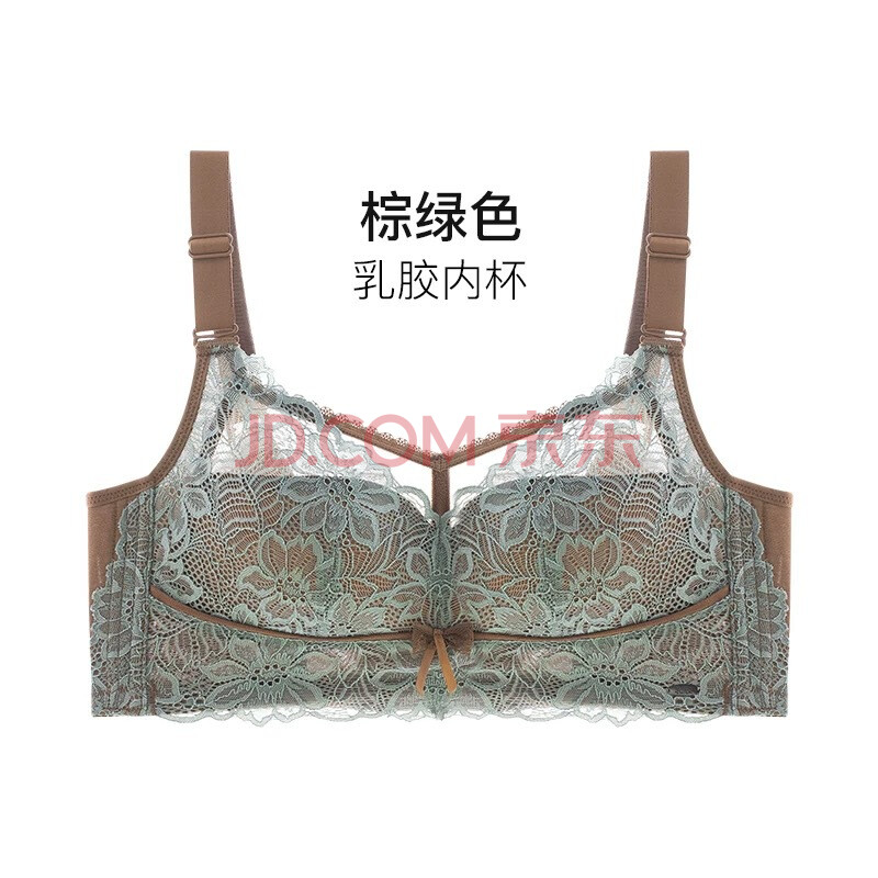 维密文文胸罩内衣套装维多利亚无钢圈文胸大胸显小聚拢全罩杯调整型夏