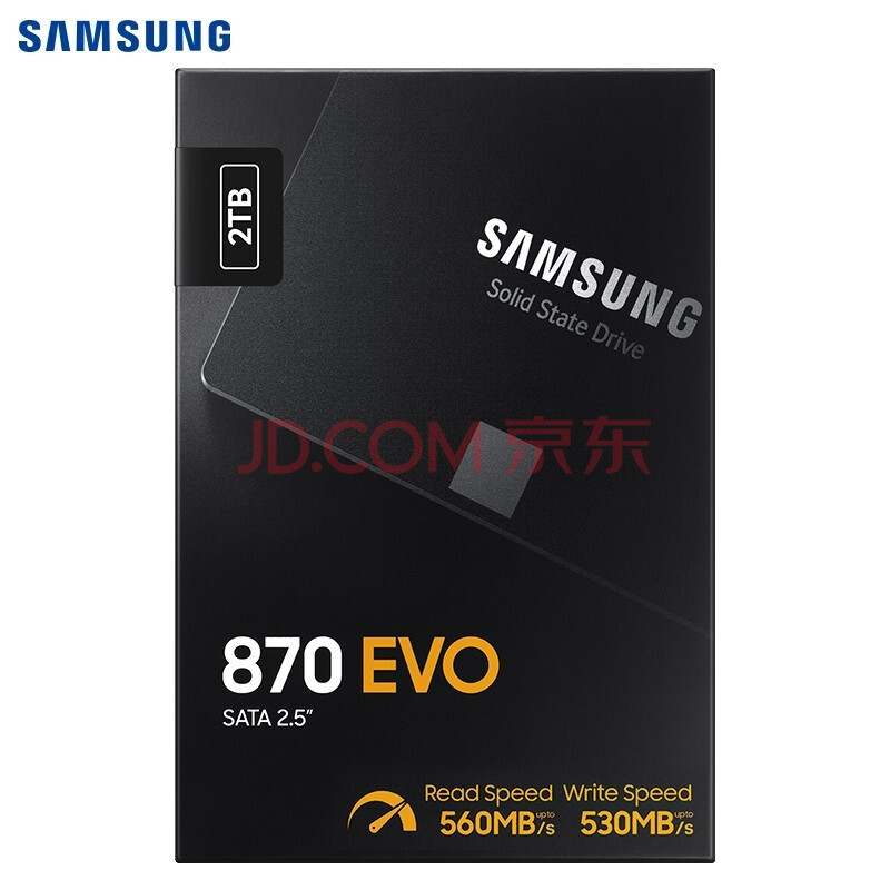 三星(samsung)870evo ssd固态硬盘2.5英寸 sata3.