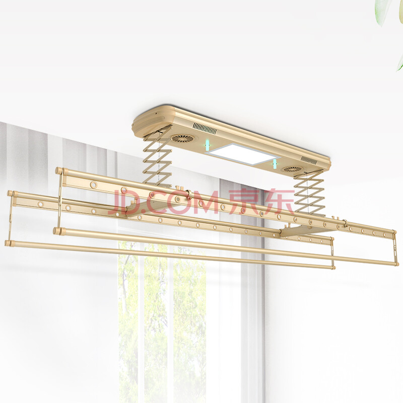 晾王智能电动升降晾衣架无线遥控四杆自动晒衣架家用阳台凉衣架室内
