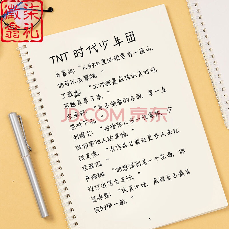 可爱漂亮字体行楷行书网红手写体临摹练字帖 奶酪体-tnt时代少年团b款