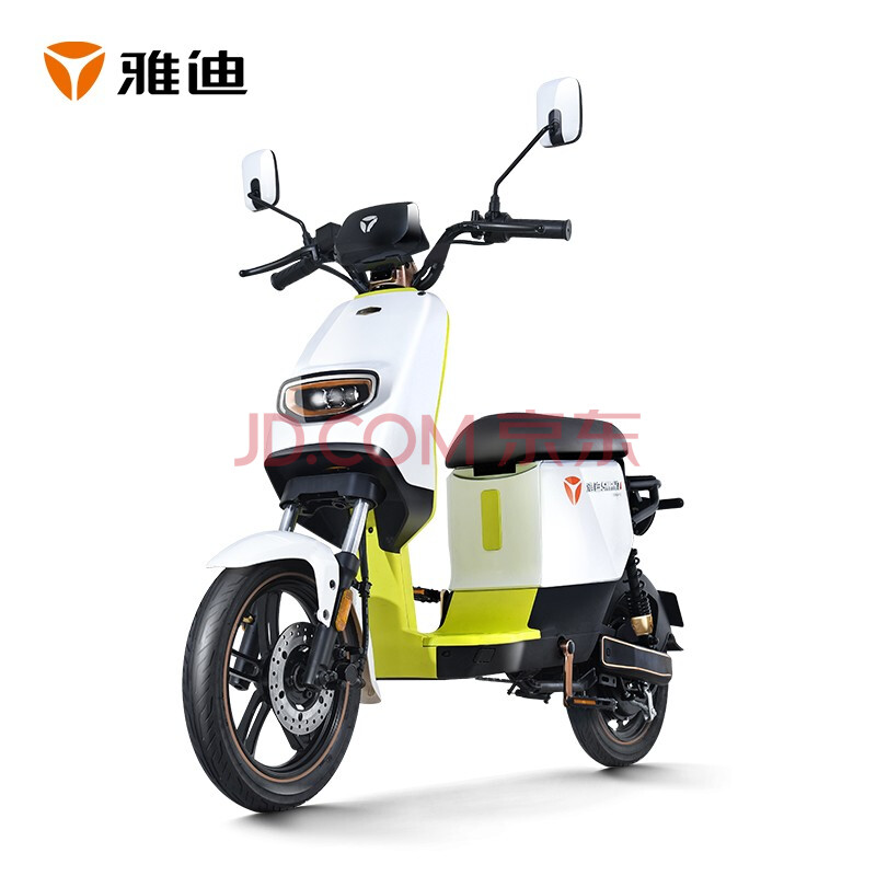 雅迪电动车新款de1锂电池电动自行车男女通用踏板电瓶车 冠智de1炫彩