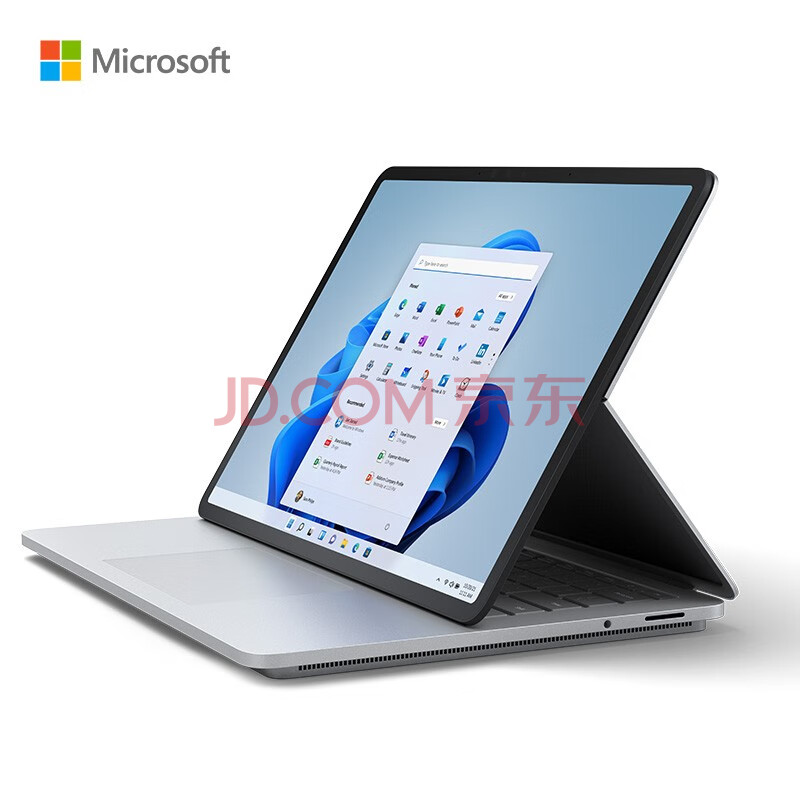 微软Surface Laptop Studio 笔记本电脑 i5 16G+256G亮铂金 14.4英寸高色域触屏 轻薄办公笔记本