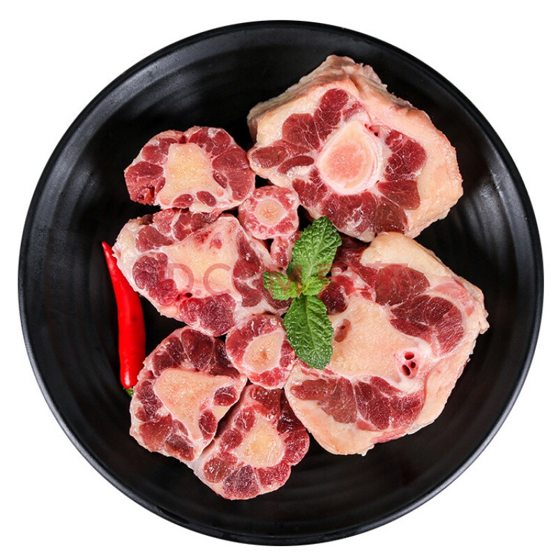 新鲜牛尾骨原切牛尾巴冷冻牛肉整根现杀不调理 原切牛尾2斤