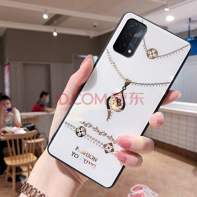 英凯伦 oppoa93手机壳a55女款a93新oppo网红5g全包边硅胶防摔限量版带