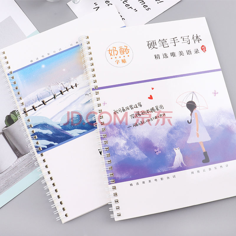 硬笔速写奶酪字体字帖女生漂亮练字帖大学生楷书网红神仙霸气手写