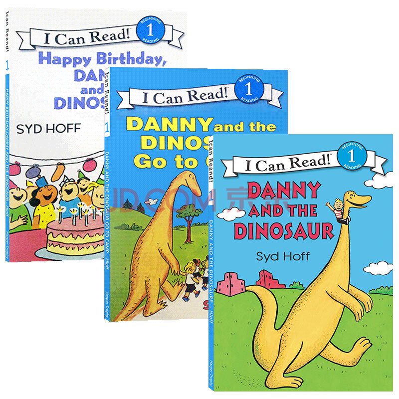 英文原版 丹尼和恐龙系列3本 danny and the dinosaur i can read