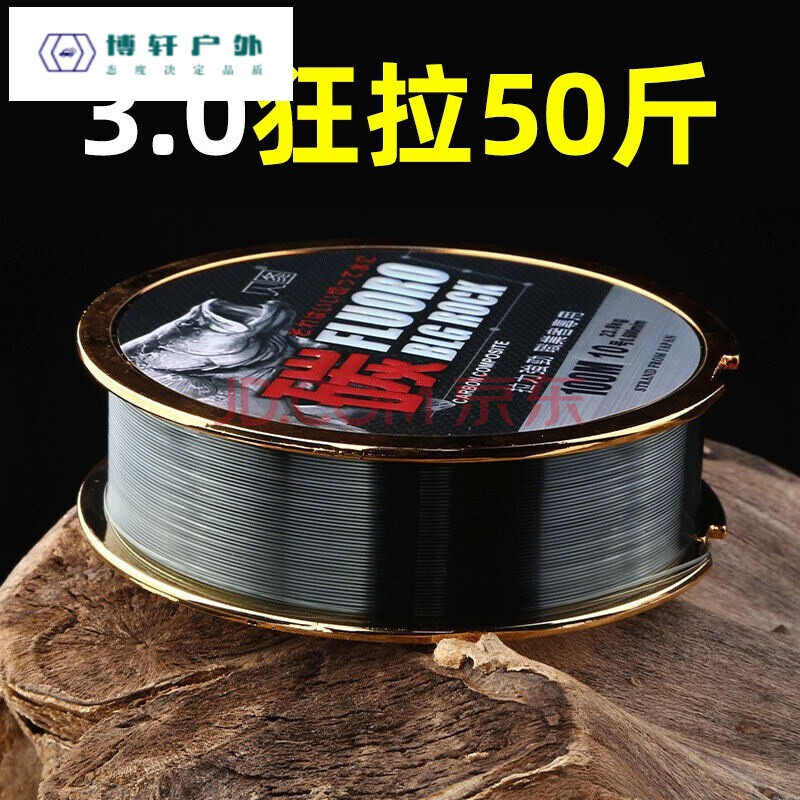 碳线主线碳素线鱼线碳线子线100米路亚手杆海竿前导线
