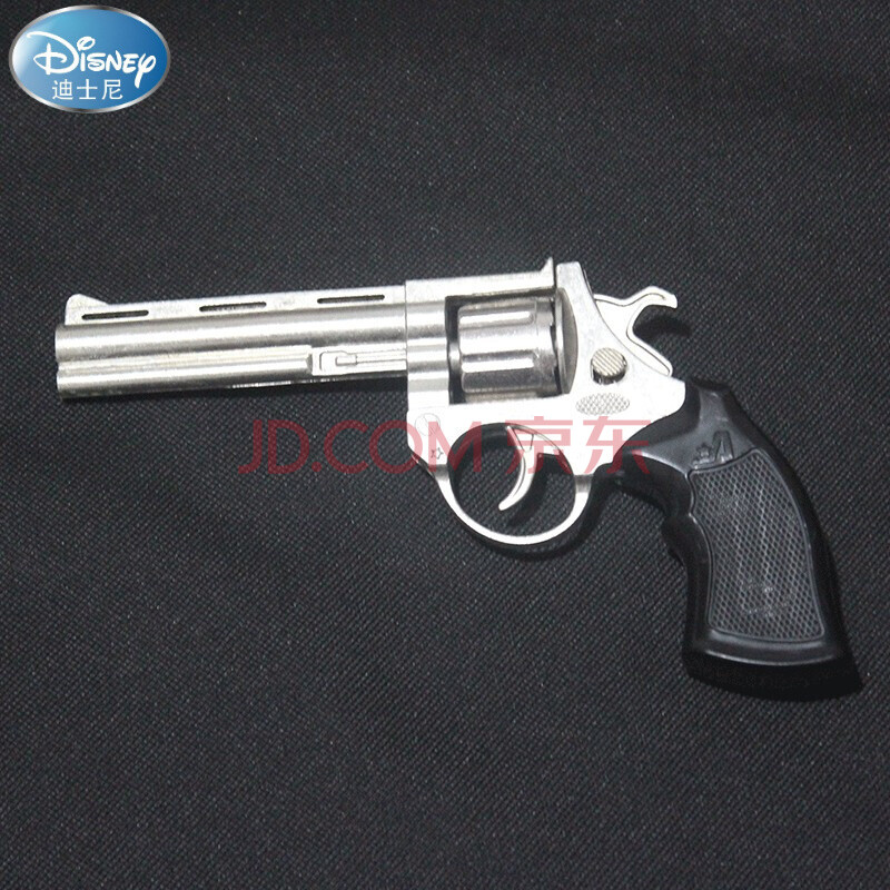 迪士尼(disney)火柴不锈钢枪连发老式玩具枪14岁以上全金属驳壳左轮