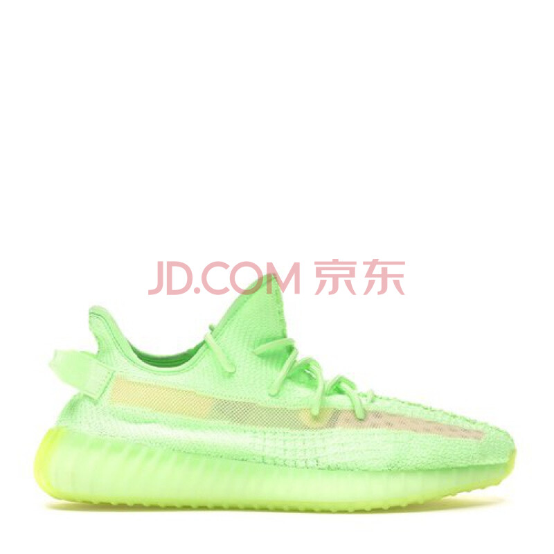 adidas 阿迪达斯 男鞋yeezy boost 350 v2荧光绿夜光天使男士运动椰子