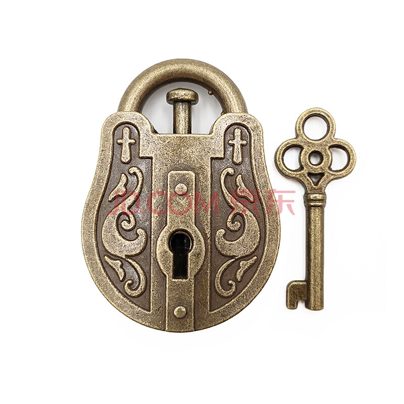 魔puzzle金锁玩具四方锁高难度解锁扣解密笼中取物鲁班锁全套 神力锁